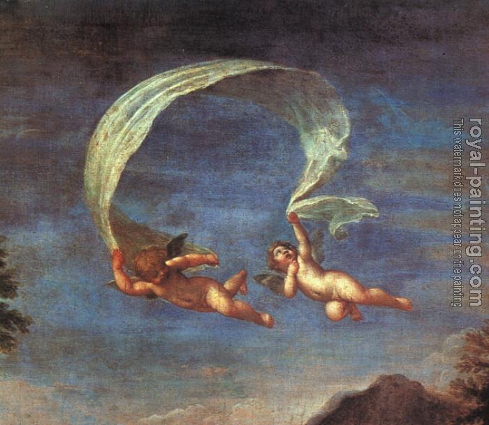 Francesco Albani : Adonis Led by Cupids to Venus, detail of cupids